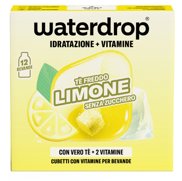 WATERDROP ICE TEA LIMONE 12 CUBETTI - Farmacia di Regoledo Srl