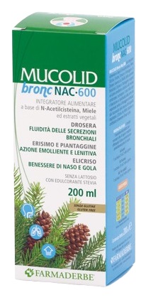 MUCOLID BRONC NAC 600 200 ML - Farmacia di Regoledo Srl