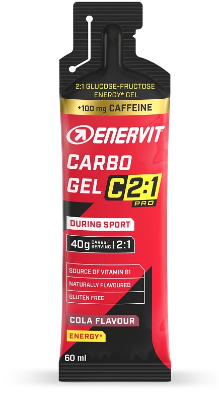ENERVIT C2 1 PRO CARBO GEL COLA CON CAFFEINA 60 ML - Farmacia di Regoledo Srl