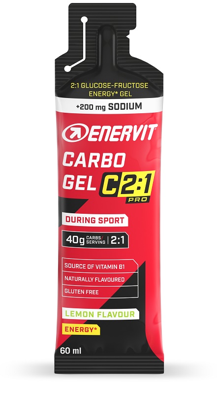 ENERVIT C2 1 PRO CARBO GEL LEMON CON SODIO 60 ML - Farmacia di Regoledo Srl