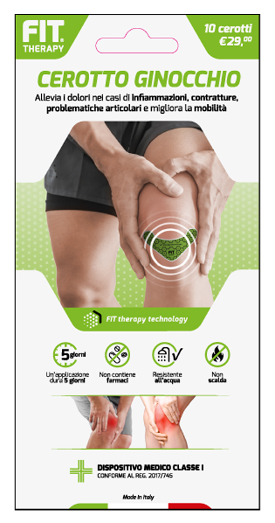 FIT THERAPY CEROTTO GINOCCHIO 10 PEZZI - Farmacia di Regoledo Srl