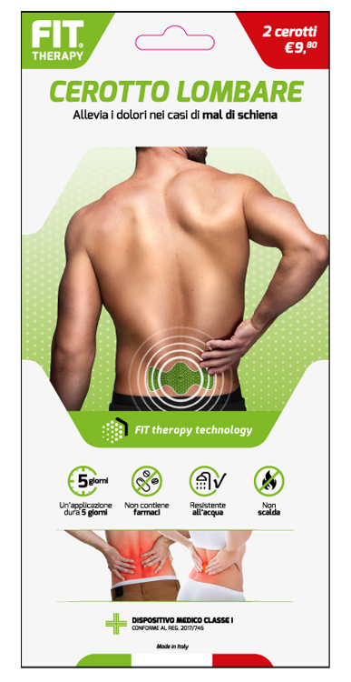 FIT THERAPY CEROTTO LOMBARE 2 PEZZI - Farmacia di Regoledo Srl