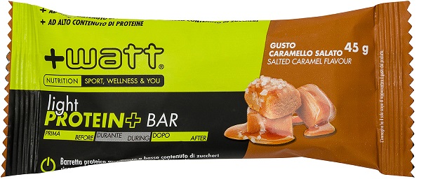 LIGHT PROTEIN+ BAR CARAMELLO SALATO 45 G - Farmacia di Regoledo Srl