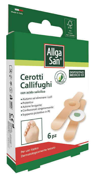 CEROTTO CALLIFUGO ALLGASAN 6 PEZZI - Farmacia di Regoledo Srl
