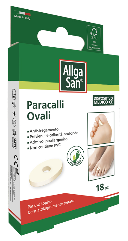 PARACALLI ALLGASAN OVALI LATTICE 18 PEZZI - Farmacia di Regoledo Srl