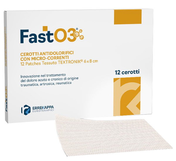 CEROTTI ANTIDOLORIFICI FASTO3 6X8CM 12 PEZZI - Farmacia di Regoledo Srl