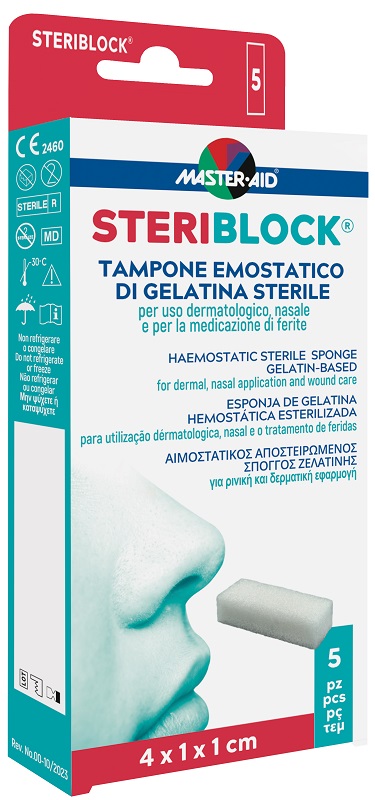 MASTER-AID STERIBLOCK TAMPONE EMOSTATICO - Farmacia di Regoledo Srl