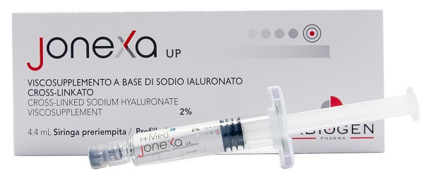 JONEXA UP SIRINGA INTRA-ARTICOLARE SODIO IALURONATO CROSS-LINKATO 2% 4,4 ML - Farmacia di Regoledo Srl