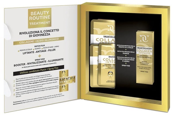 NATUR UNIQUE COLLAGEN INTENSIVE BEAUTY ROUTINE 3 BUSTE MONODOSE + FLACONE - Farmacia di Regoledo Srl