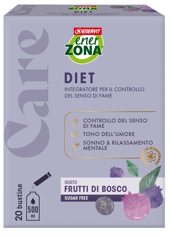 ENERZONA CARE DIET FRUTTI DI BOSCO 20 BUSTINE - Farmacia di Regoledo Srl