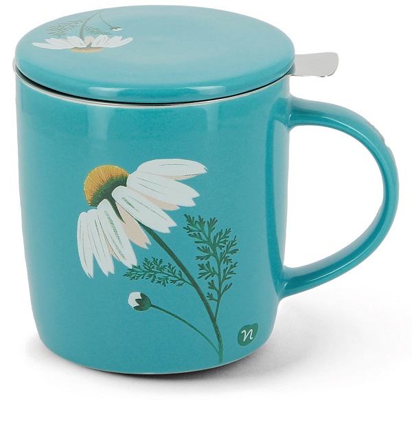 NEAVITA INFUSIERA CON FILTRO ACCIAIO HERBARIUM CAMOMILLA 350 ML - Farmacia di Regoledo Srl