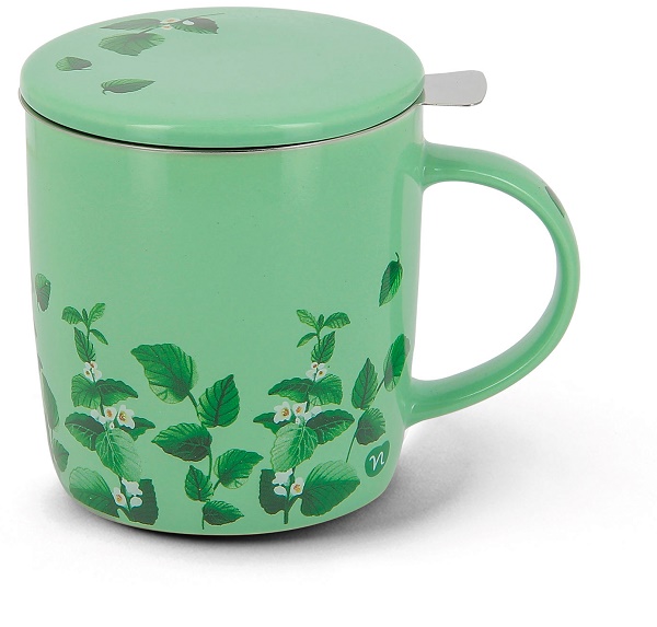 NEAVITA INFUSIERA CON FILTRO ACCIAIO HERBARIUM MENTA 350 ML - Farmacia di Regoledo Srl