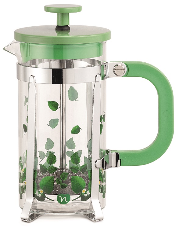 NEAVITA TISANIERA A STANTUFFO TEA PLUNGER HERBARIUM MENTA 350 ML - Farmacia di Regoledo Srl