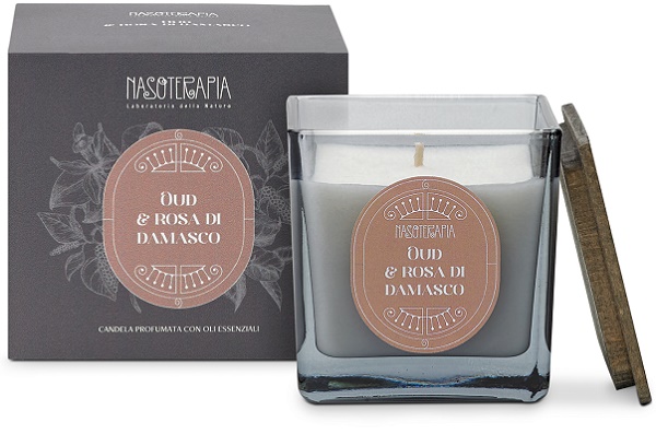 NASOTERAPIA CANDELA OUD E ROSA DI DAMASCO 200 G - Farmacia di Regoledo Srl
