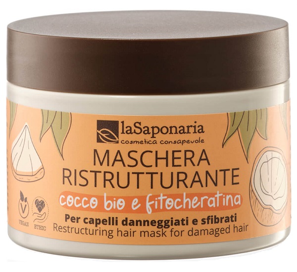 MASCHERA RISTRUTTURANTE COCCO BIO FITOCHERATINA 200 ML - Farmacia di Regoledo Srl